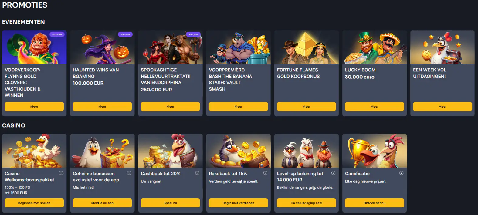 Kokobet Casino promoties met toernooien, bonussen en speciale evenementen
